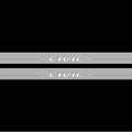 Illuminated LED Door Sill Tread Plates Honda Civic X coupe 2016-2021 With Civic Logo Honda Led Door Sills opdesign