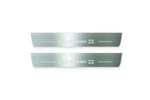 Vauxhall Crossland X Stainless Steel LED Door Sills – Crossland X Logo
