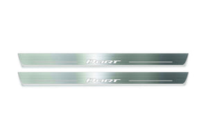 Dodge Dart 2013-2016 LED Door Sills Illuminated Scuff Dart Logo Stainless Steel Entry Guards Door Sills Decoin