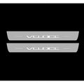 Illuminated LED Door Sill Tread Plates Alfa Romeo Giulia 2016+ With Veloce Logo Alfa Romeo Led Door Sills opdesign