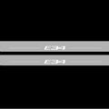 Illuminated LED Door Sill Tread Plates BMW 5 E34 1987-1996 With E34 Logo BMW Led Door Sills opdesign