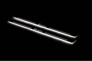 Daewoo Lanos 1997-2017 Led Door Sills With Logo Lanos Daewoo Led Door Sills opdesign