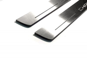 Dodge Charger LD 2011+ stainless steel LED door sill plates with Charger logo