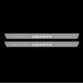Illuminated LED Door Sill Tread Plates Fiat 500 2007+ With Abarth Logo Fiat Led Door Sills opdesign
