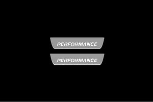 Illuminated LED Door Sill Tread Plates Ford Focus IV 2018+ With Ford Perfomance Logo Ford Led Door Sills opdesign