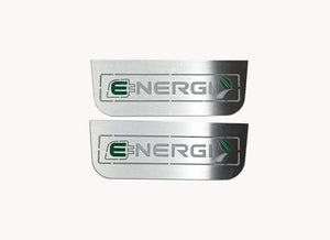 Ford Fusion II CD4 2012+ door sill plates in stainless steel with Energi logo
