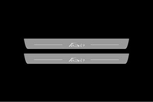 Illuminated LED Door Sill Tread Plates Ford Fiesta 2008-2017 With Fiesta Logo Ford Led Door Sills opdesign
