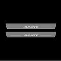 Illuminated LED Door Sill Tread Plates Hyundai Avante V MD 2010-2015 With Avante Logo Hyundai Led Door Sills opdesign