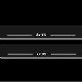 Illuminated LED Door Sill Tread Plates Hyundai ix35 2009-2015 With ix35 Logo Hyundai Led Door Sills opdesign