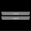 Illuminated LED Door Sill Tread Plates Kia Forte II 2014-2018 With Forte Logo KIA Led Door Sills opdesign