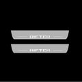Illuminated LED Door Sill Tread Plates Peugeot Rifter 2018+ With Rifter Logo Peugeot Led Door Sills opdesign