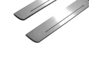 Scion FR-S 2012-2017 LED Door Sills PRO LED Door Sills Illuminated Scuff Logo FR-S Stainless Steel Entry Guards Door Sills De
