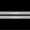 Illuminated LED Door Sill Tread Plates Toyota Tacoma II 2005-2016 With Tacoma Logo Toyota Led Door Sills opdesign