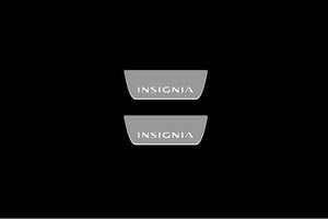 Illuminated LED Door Sill Tread Plates Vauxhall Insignia II 2017+ With Insignia Logo Vauxhall Led Door Sills opdesign