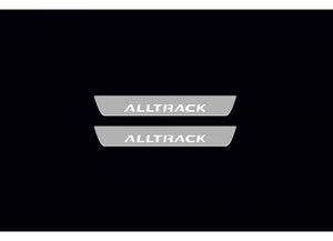 Illuminated LED Door Sill Tread Plates Volkswagen Passat B8 2015-2023 With Alltrack Logo Volkswagen Led Door Sills opdesign