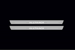 Illuminated LED Door Sill Tread Plates Volkswagen Passat B8 2015-2023 With Alltrack Logo Volkswagen Led Door Sills opdesign