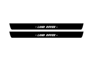 Land Rover Discovery III 2004-2009 Illuminated Matte Sill Plates with logo Land Rover Land Rover Led Door Sills PRO opdesign