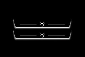 Citroen DS4 I 2011-2018 LED Door Sills Illuminated Scuff DS4 Logo Stainless Steel Entry Guards Door Sills Decoin