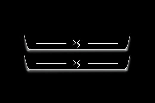 Citroën DS4 B75 2011–2018 — Stainless Steel LED Door Sills — DS4 Logo
