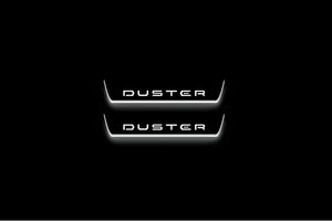 Renault Duster III 2024+ Stainless Steel LED Door Sills – Duster Logo
