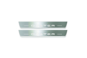 Renault Duster III 2024+ Stainless Steel LED Door Sills – Duster Logo