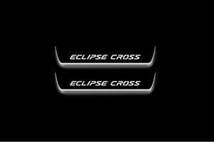 Mitsubishi Eclipse Cross Stainless Steel LED Door Sills – Eclipse Cross Logo