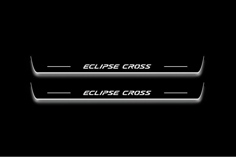 Mitsubishi Eclipse Cross Stainless Steel LED Door Sills – Eclipse Cross Logo