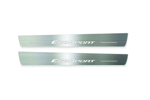 Ford EcoSport II 2012-2023 LED Door Sills Illuminated Scuff EcoSport Logo Stainless Steel Entry Guards Door Sills Decoin