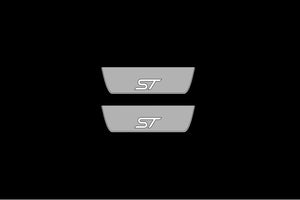 Ford Edge II 2015+ LED Door Sills Illuminated Scuff ST Logo Stainless Steel Entry Guards Door Sills Decoin