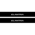 Hyundai Elantra VI AD 2016-2020 Illuminated Matte Sill Plates with logo Elantra Hyundai Led Door Sills PRO opdesign
