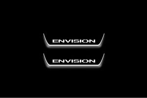 Buick Envision I 2014-2021 LED Door Sills Illuminated Scuff Envision Logo Stainless Steel Entry Guards Door Sills Decoin