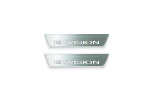 Buick Envision I 2014-2021 LED Door Sills Illuminated Scuff Envision Logo Stainless Steel Entry Guards Door Sills Decoin