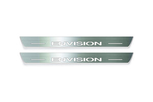 Buick Envision I 2014-2021 LED Door Sills Illuminated Scuff Envision Logo Stainless Steel Entry Guards Door Sills Decoin