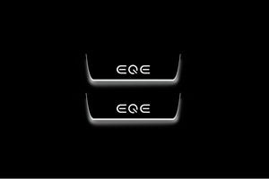 Mercedes-Benz EQE SUV X294 Stainless Steel LED Door Sills – EQE Logo