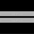 Illuminated LED Door Sill Tread Plates Mercedes EQS SUV 2022+ With EQS Logo Mercedes Led Door Sills opdesign
