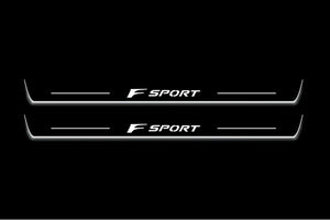 Lexus IS IV XE40 2020+ Stainless Steel LED Door Sills – F Sport Logo