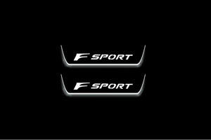 Lexus IS IV XE40 2020+ Stainless Steel LED Door Sills – F Sport Logo