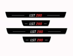 Illuminated LED Door Sill Tread Plates Ford Focus IV 2018+ With LST 280 Logo Ford Led Door Sills opdesign