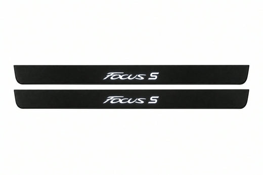 Ford Focus III C346 2011–2018 — Matte PRO LED Door Sills — Focus S Logo