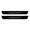Fiat Freemont 2011-2016 Illuminated Matte Sill Plates with logo Freemont Fiat Led Door Sills PRO opdesign