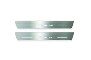 Lexus RX IV AL20 2015-2023 Stainless Steel LED Door Sills – F Sport Logo
