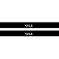 Volkswagen Jetta VI 2010-2018 Illuminated Matte Sill Plates with logo GLI Volkswagen Led Door Sills PRO opdesign