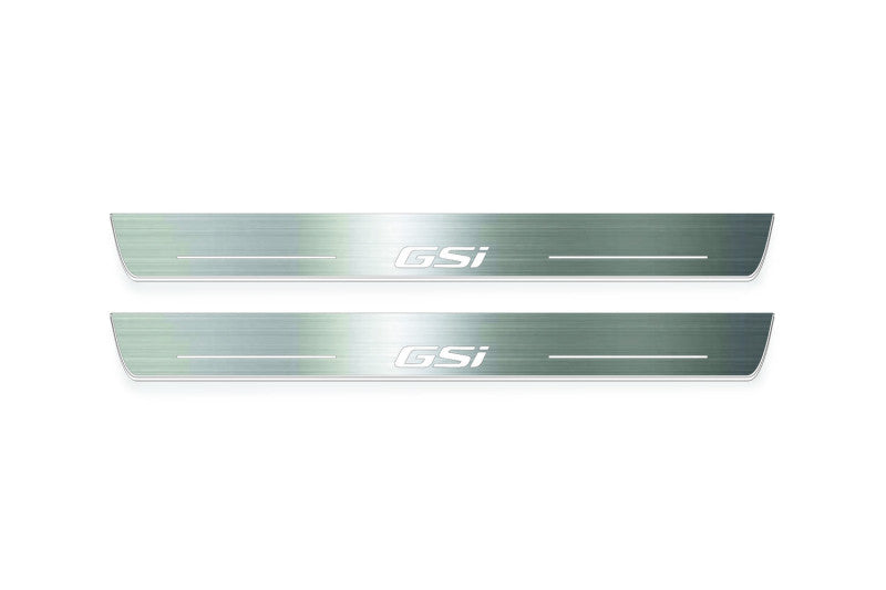 Opel Insignia II 2017+ Stainless Steel LED Door Sills – GSI Logo