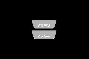 Illuminated LED Door Sill Tread Plates Opel Insignia II 2017+ With GSI Logo Opel Led Door Sills opdesign