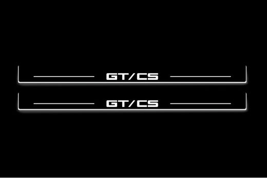 Ford Mustang V S197 2005+ Stainless Steel LED Door Sills – GT/CS Logo