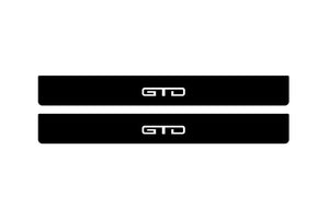 Ford Mustang VII 2023+ Illuminated Matte Sill Plates with logo GTD Ford Led Door Sills PRO opdesign