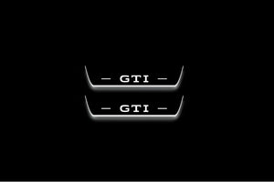 Volkswagen Golf VIII 2020+ Stainless Steel LED Door Sills – GTI Logo