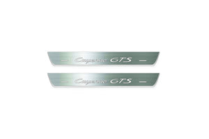 Porsche Cayenne Coupe E3 Stainless LED Door Sills – Cayenne GTS Logo