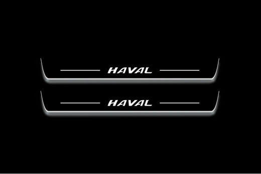 Haval Big Dog 2020+ Stainless Steel LED Door Sills – Haval Logo