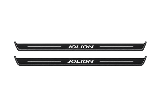 Haval Jolion 2020–2026 — Matte PRO LED Door Sills — Jolion Logo